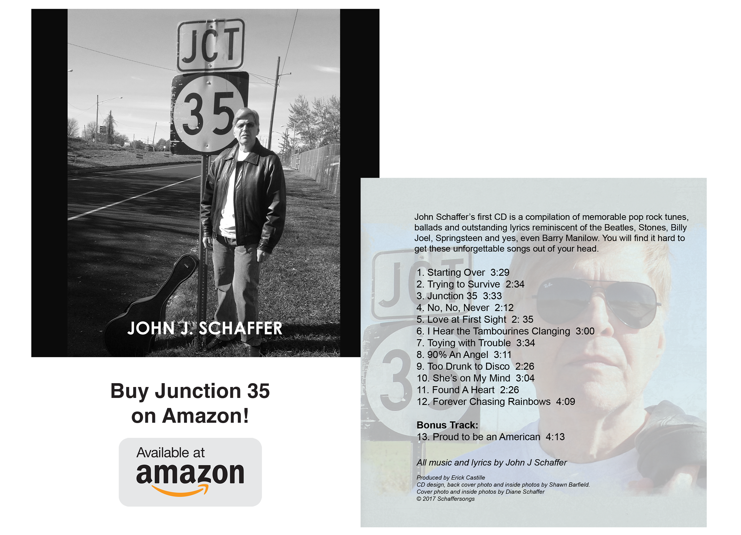 Junction 35 CD graphic with Amazon link