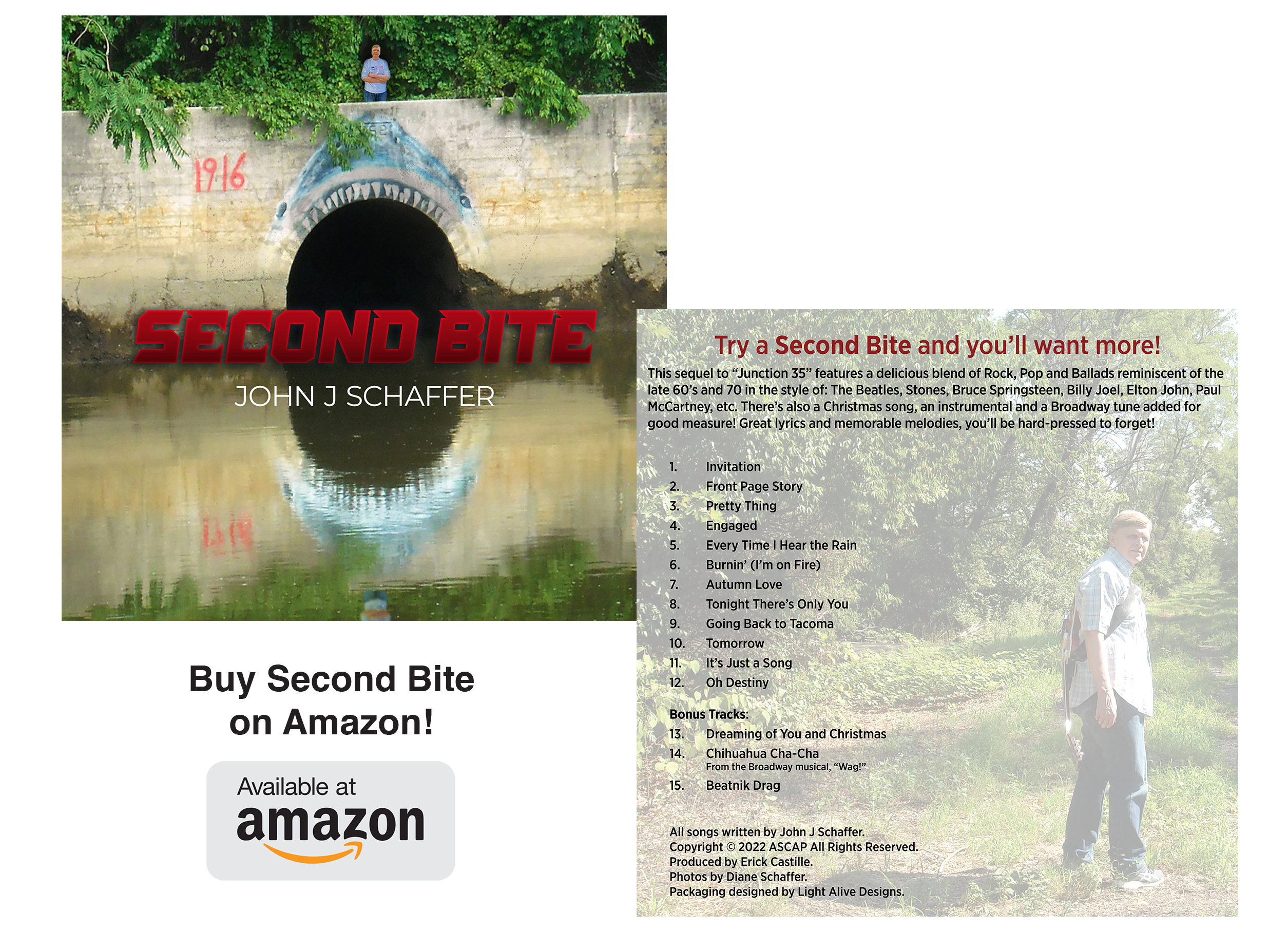 Second Bite CD cover graphic with Amazon link